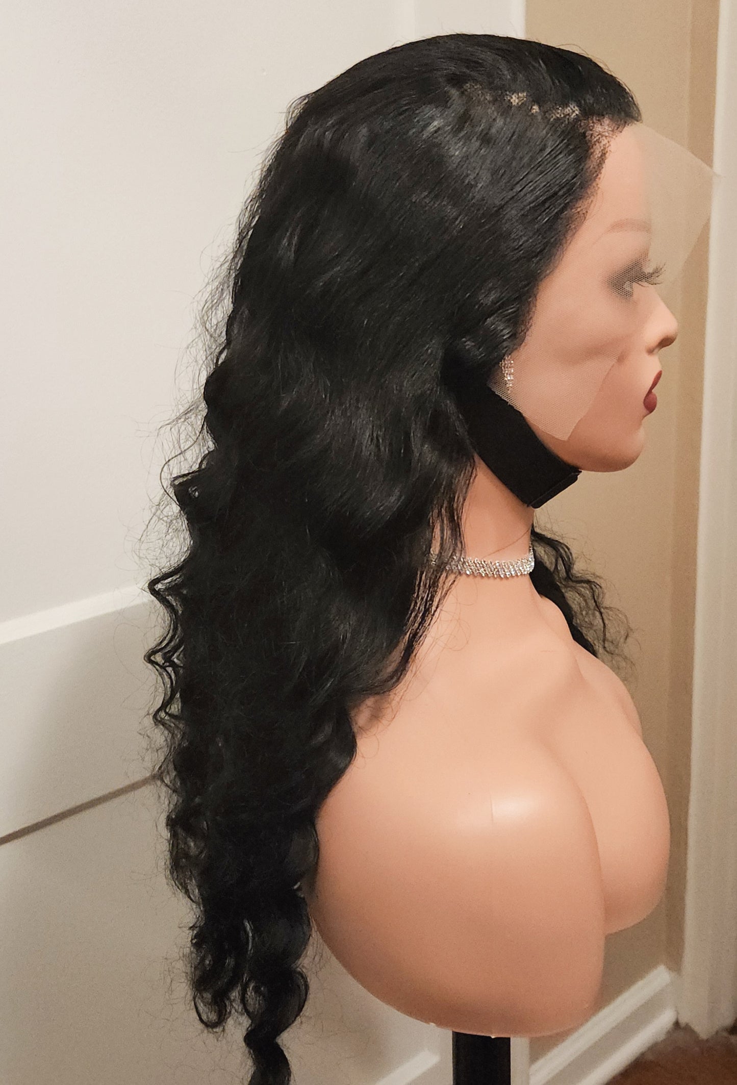 Close-up of Martbeauty LLC loose deep wave texture - Human hair