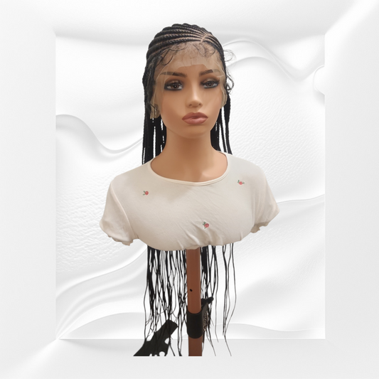 Martbeauty LLC 36 inch cornrow wig back view