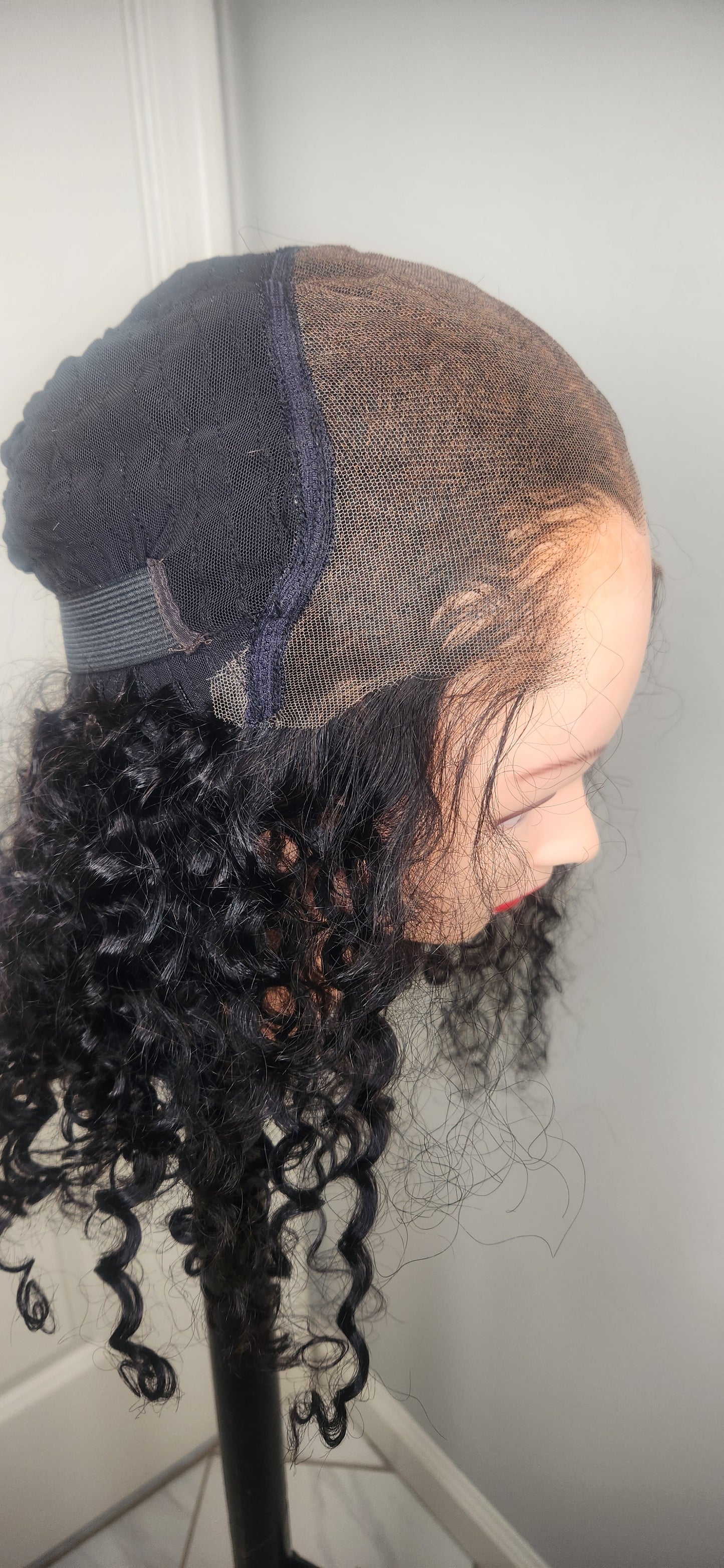 Water Wave Curly Short Bob Wig - 9x6 HD Lace Frontal 150% Density (12-14 inch)