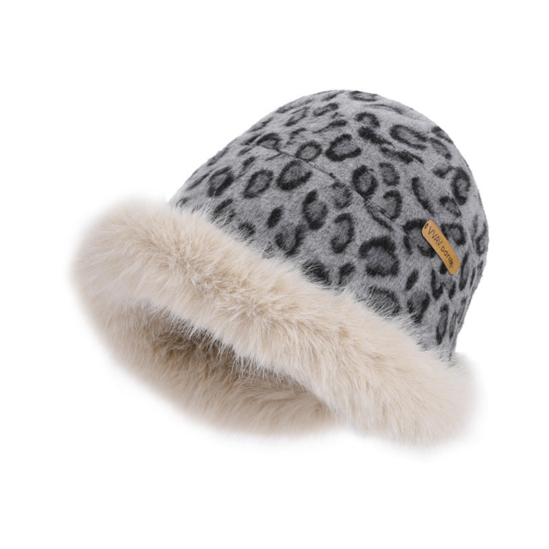 Autumn And Winter Brushed And Padded Hats Women's Fashion High-grade Plush