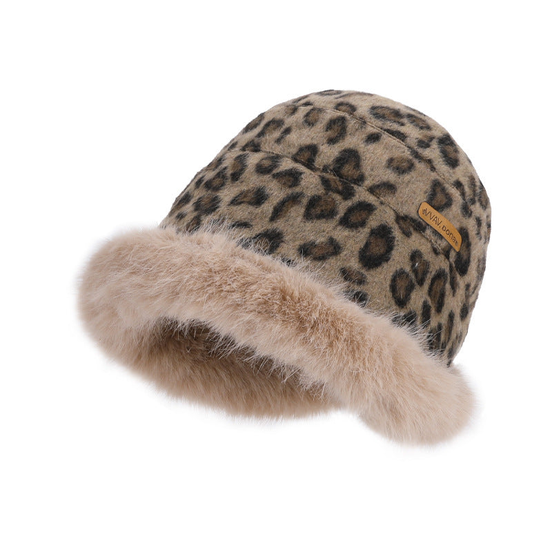 Autumn And Winter Brushed And Padded Hats Women's Fashion High-grade Plush