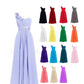 Women's Multi Colored Slanted Neck Sleeveless Strapless Long Dress