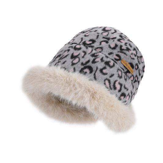 Autumn And Winter Brushed And Padded Hats Women's Fashion High-grade Plush