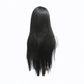 Black wig on a white background