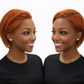 13x4 Lace Front Pixie Wig | Glueless Pre-Plucked Human Hair | Short Natural Black Wig | Easy Wear
