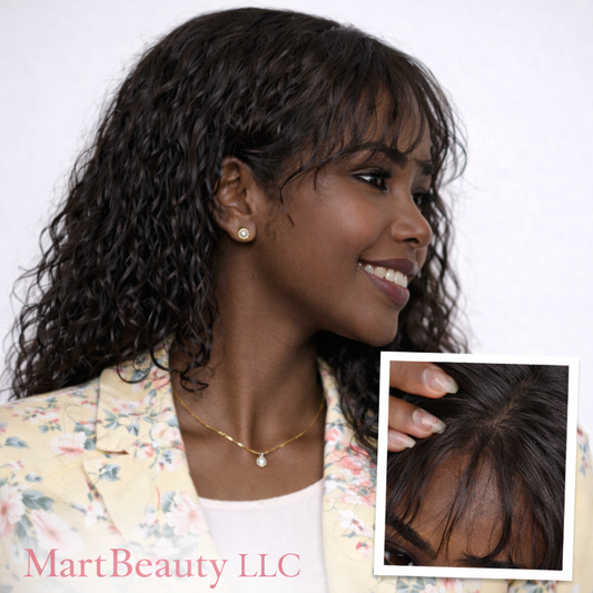 Short Curly Bob Wig with Bangs | 9x6 HD Lace | 150% Density | Glueless Natural Look Wig | 12-14 Inch