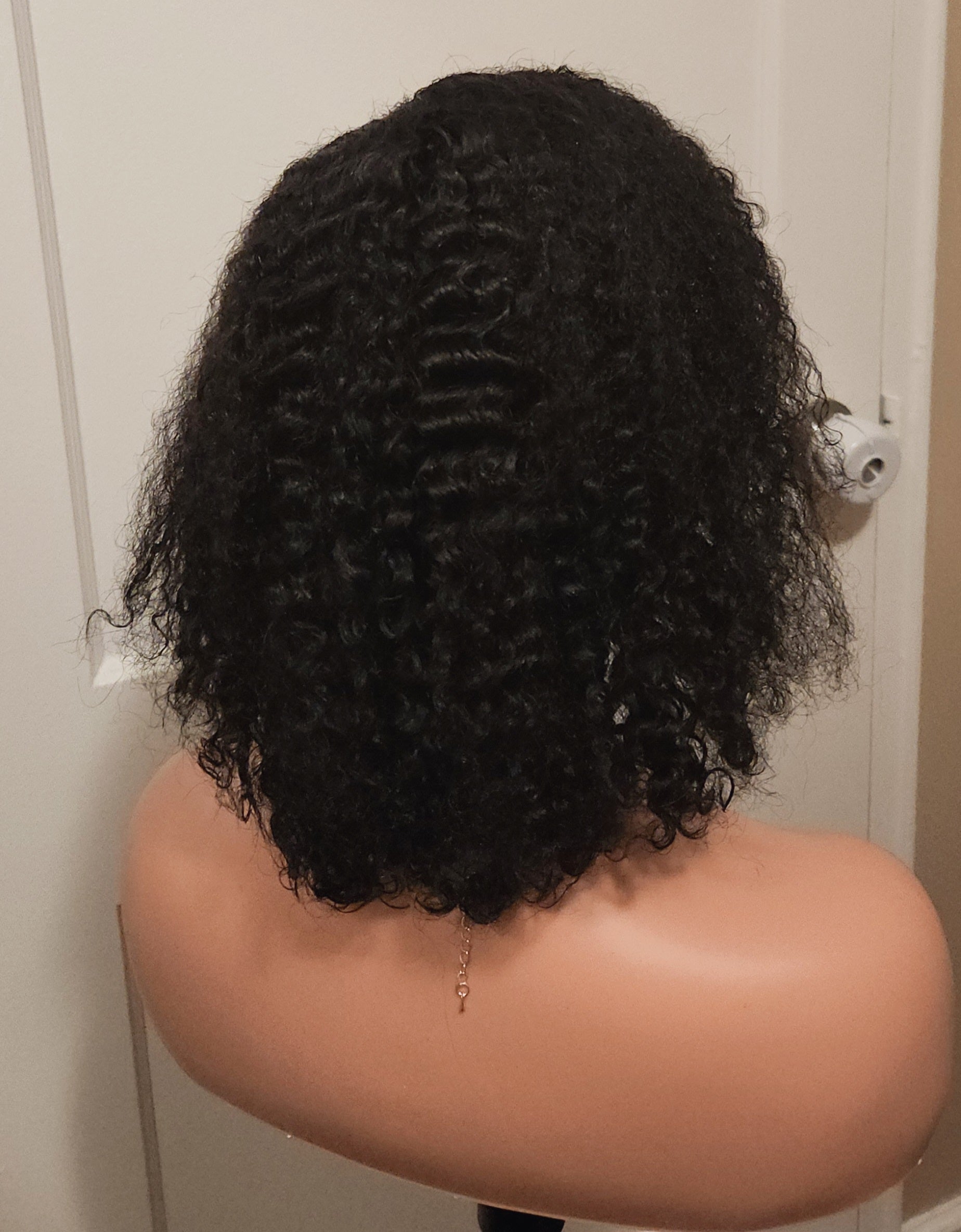 Close-up of Martbeauty LLC 4C edge wig natural curl pattern